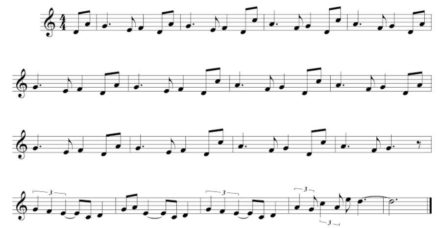 Collection of Musical Notes and Symbols in a white background.